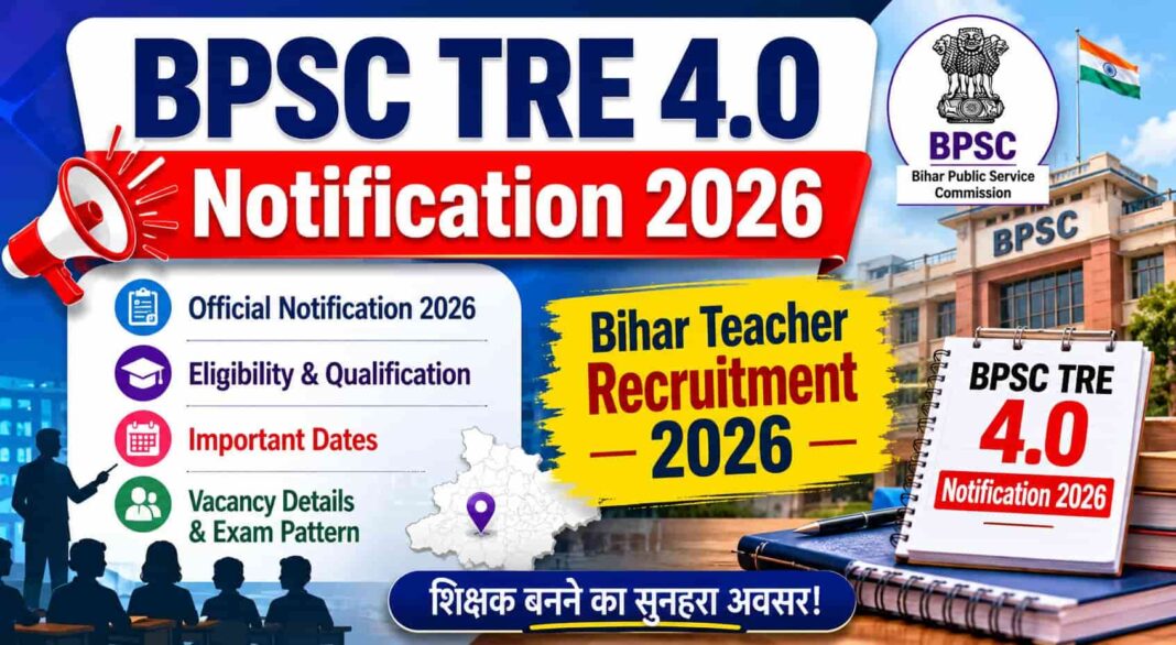 BPSC TRE 4.0 Notification 2026