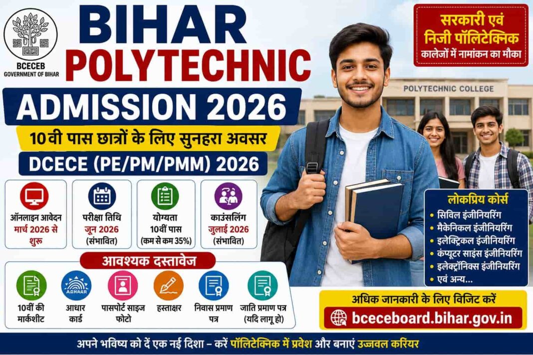 Bihar Polytechnic Admission 2026