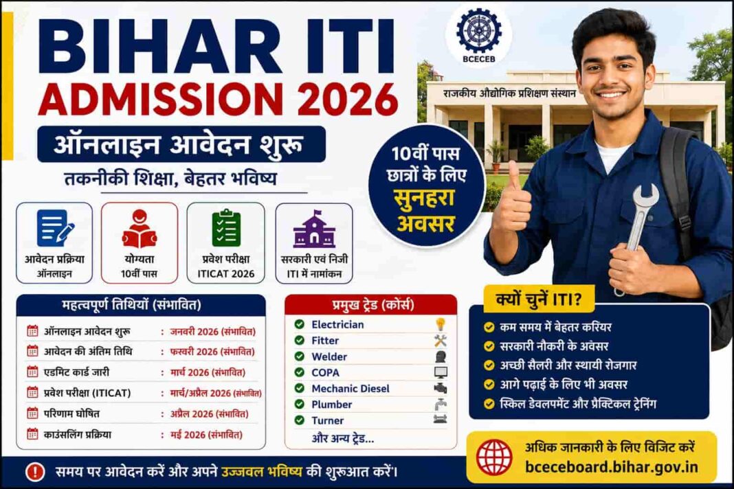 Bihar ITI Admission 2026