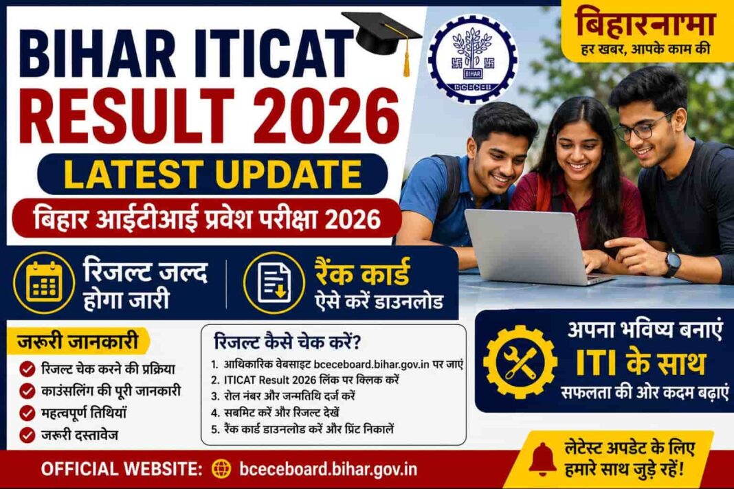Bihar ITICAT Result Latest Update 2026