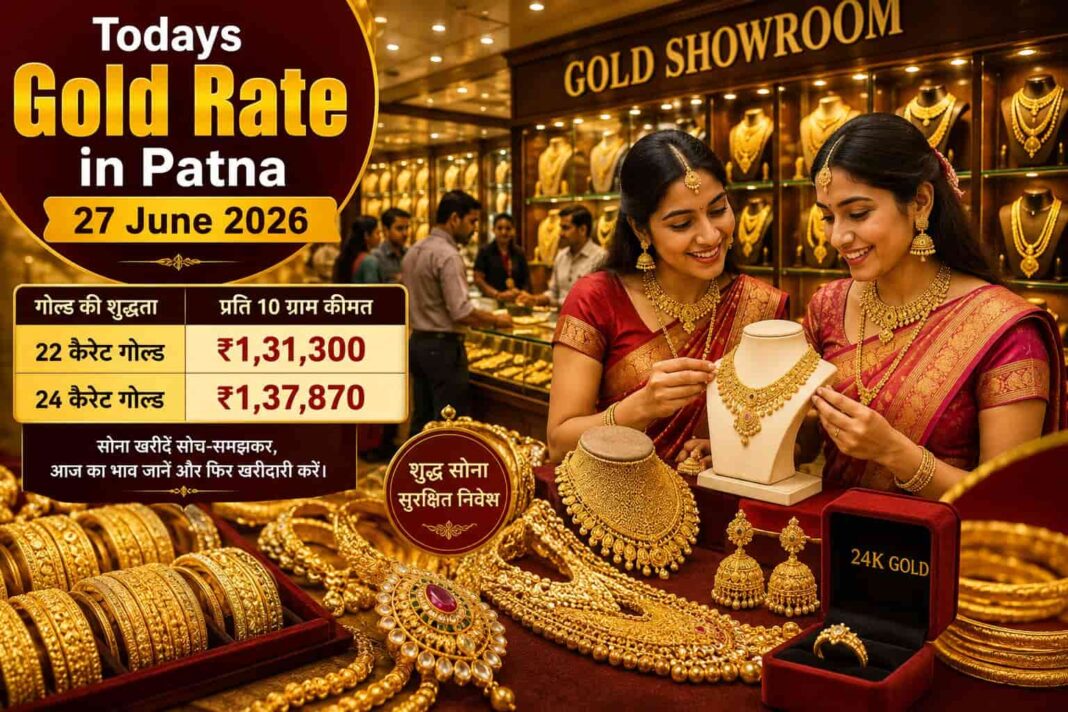 Todays Gold Rate in Patna 27 June 2026