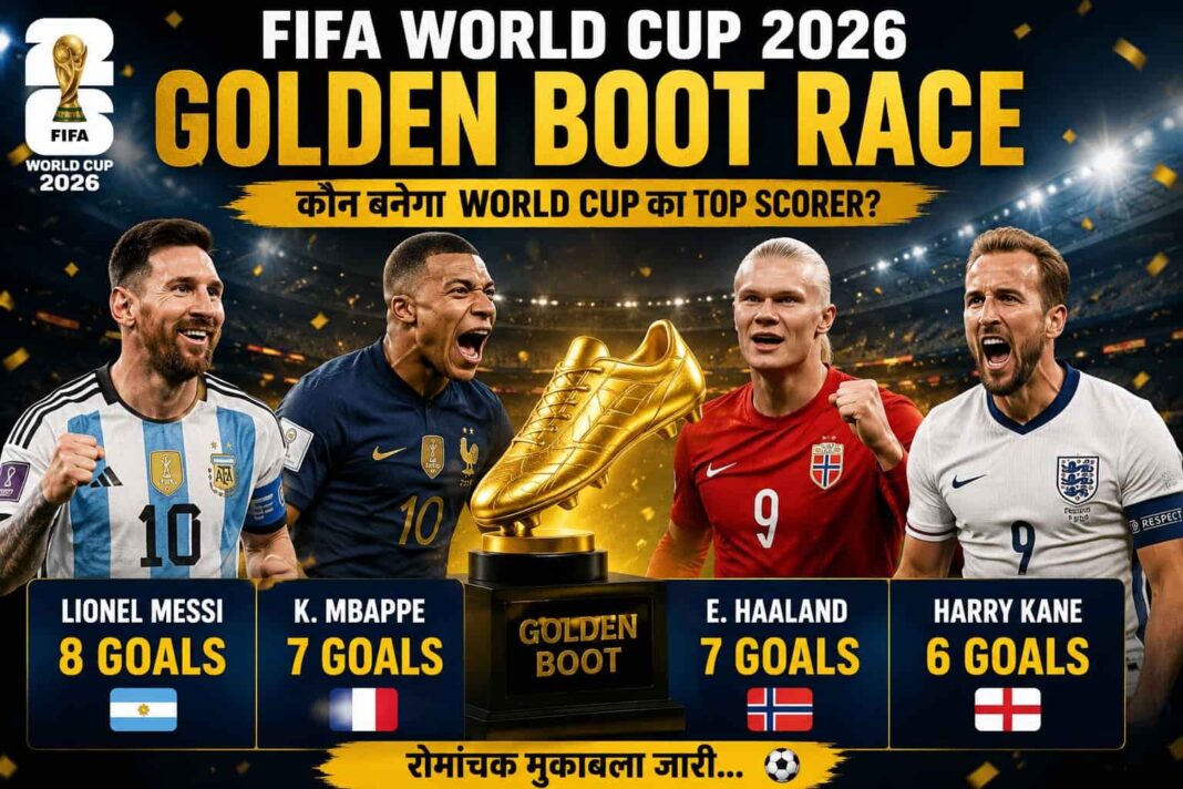 FIFA World Cup 2026 Golden Boot Race: मेसी सबसे आगे, एम्बाप्पे-हालैंड और हैरी केन दे रहे कड़ी टक्कर
